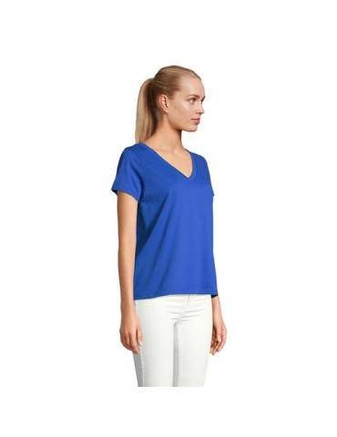 REGENT V WOMEN TEE-SHIRT FEMME Taille textile : XXL Couleurs : bleu royal cadeau entreprise pas cher
