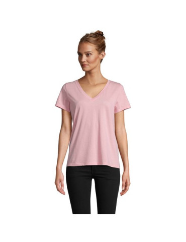 REGENT V WOMEN TEE-SHIRT FEMME Taille textile : XXL Couleurs : rose bonbon livraison express 24h 48h