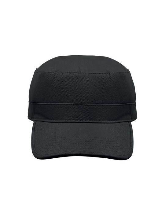 FIELD Casquette militaire 260 gr/m² Couleurs : noir personnalisation rapide en France