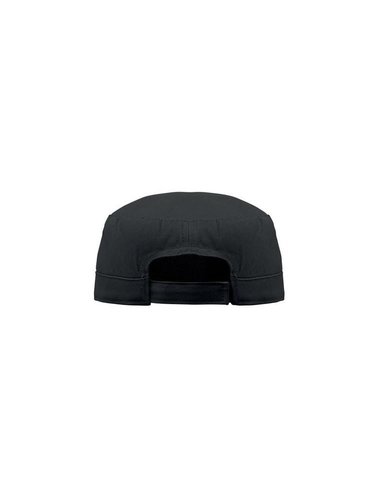 FIELD Casquette militaire 260 gr/m² Couleurs : noir impression logo haute qualité