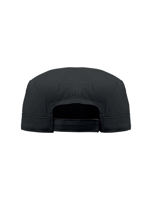 FIELD Casquette militaire 260 gr/m² Couleurs : noir impression logo haute qualité