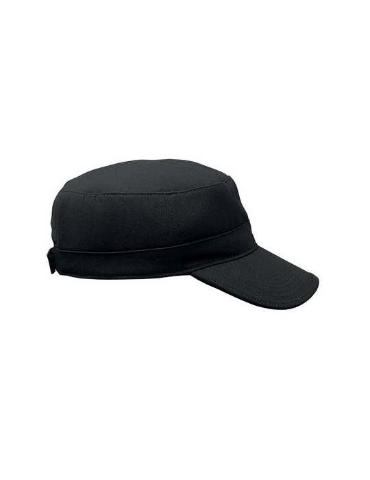 FIELD Casquette militaire 260 gr/m² Couleurs : noir objet promo petit budget