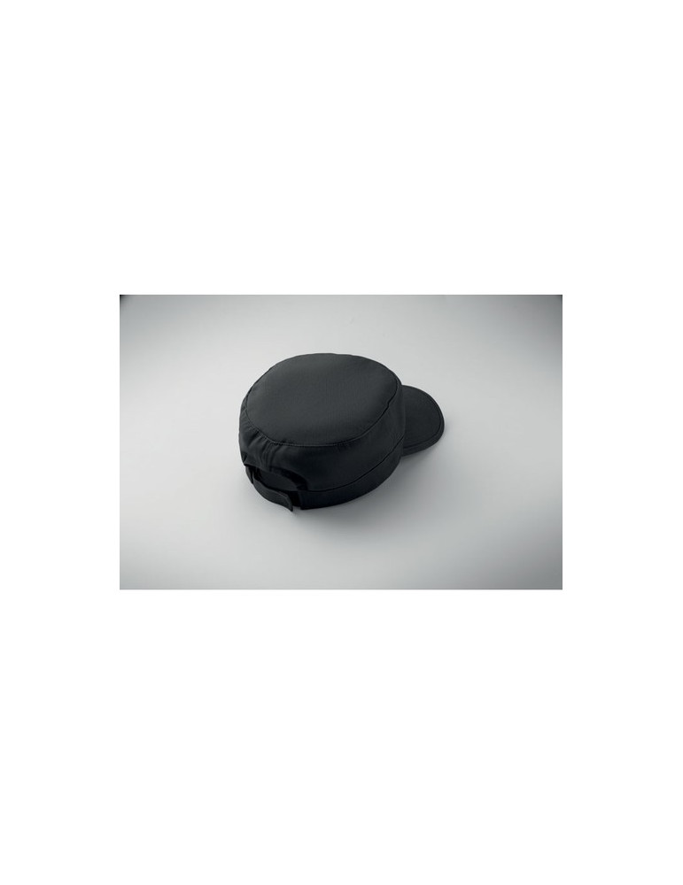 FIELD Casquette militaire 260 gr/m² Couleurs : noir impression haute définition