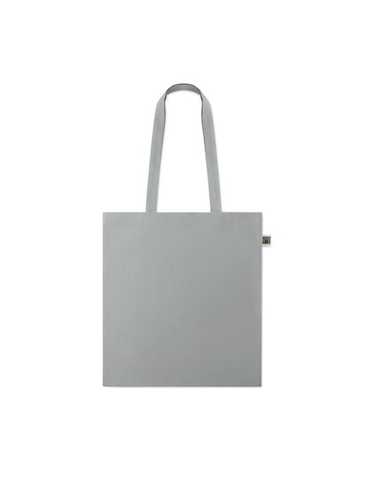 OSOLE+ COLOUR Sac shopping Fairtrade 180gr Couleurs : gris personnalisation sur mesure