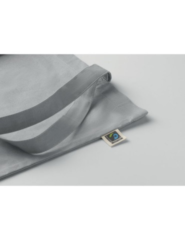 OSOLE+ COLOUR Sac shopping Fairtrade 180gr Couleurs : gris impression logo haute qualité