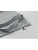 OSOLE+ COLOUR Sac shopping Fairtrade 180gr Couleurs : gris impression logo haute qualité