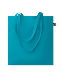 OSOLE+ COLOUR Sac shopping Fairtrade 180gr Couleurs : turquoise cadeau collaborateur premium