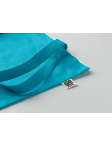 OSOLE+ COLOUR Sac shopping Fairtrade 180gr Couleurs : turquoise accessoire événementiel unique