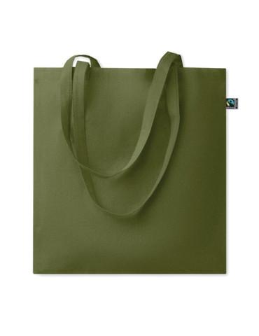 OSOLE+ COLOUR Sac shopping Fairtrade 180gr Couleurs : vert foncé cadeau entreprise pas cher
