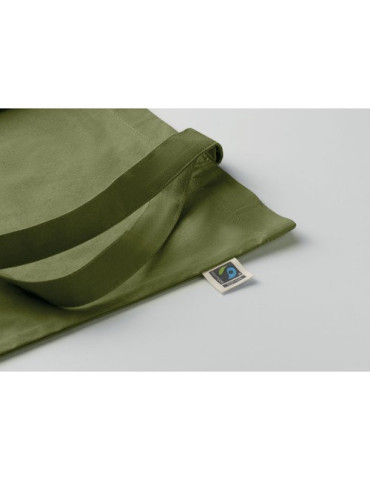 OSOLE+ COLOUR Sac shopping Fairtrade 180gr Couleurs : vert foncé cadeau collaborateur premium