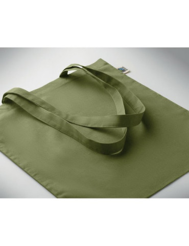 OSOLE+ COLOUR Sac shopping Fairtrade 180gr Couleurs : vert foncé personnalisation sur mesure