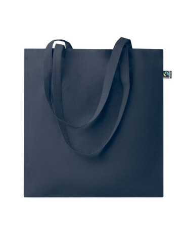 OSOLE+ COLOUR Sac shopping Fairtrade 180gr Couleurs : bleu personnalisable avec votre logo