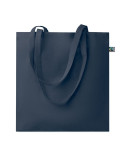 OSOLE+ COLOUR Sac shopping Fairtrade 180gr Couleurs : bleu personnalisable avec votre logo