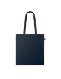 OSOLE+ COLOUR Sac shopping Fairtrade 180gr Couleurs : bleu impression logo haute qualité