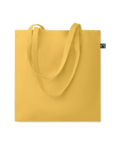 OSOLE+ COLOUR Sac shopping Fairtrade 180gr Couleurs : jaune impression haute définition