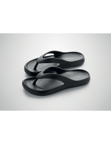 EVASLIP Tongs en EVA. Taille 40/41. Couleurs : noir livraison express 24h 48h