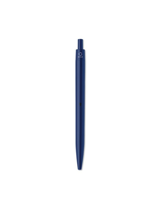 AMPLA Stylo à bille en ABS recyclé Couleurs : bleu marquage laser ultra précis