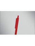 AMPLA Stylo à bille en ABS recyclé Couleurs : rouge impression logo haute qualité