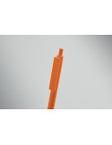 AMPLA Stylo à bille en ABS recyclé Couleurs : orange cadeau collaborateur premium