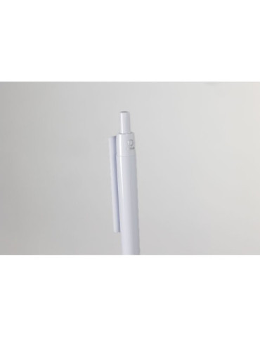 AMPLA Stylo à bille en ABS recyclé Couleurs : blanc goodies personnalisé en stock