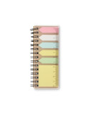 MEMORING Bloc-notes et marqueurs en PP Matières : papier Couleurs : beige personnalisable avec votre logo