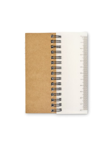 MEMORING Bloc-notes et marqueurs en PP Matières : papier Couleurs : beige cadeau entreprise pas cher