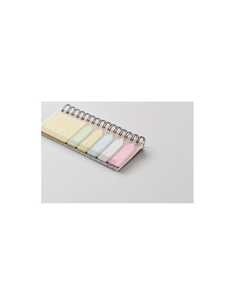 MEMORING Bloc-notes et marqueurs en PP Matières : papier Couleurs : beige objet promotionnel éco-responsable