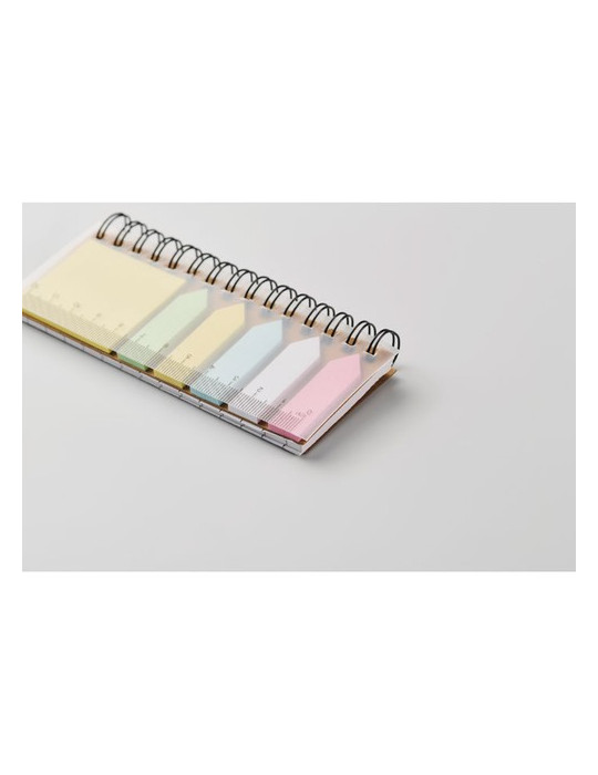 MEMORING Bloc-notes et marqueurs en PP Matières : papier Couleurs : beige objet promotionnel éco-responsable