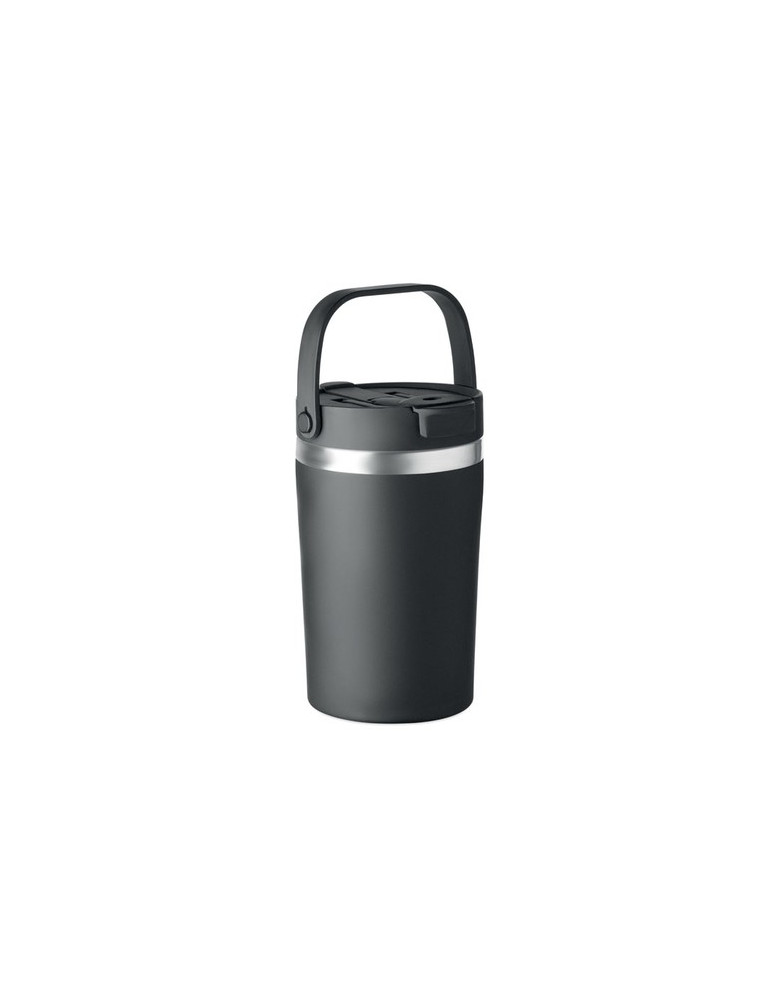 COZYCUP Gobelet double paroi 350 ml Couleurs : noir impression haute définition