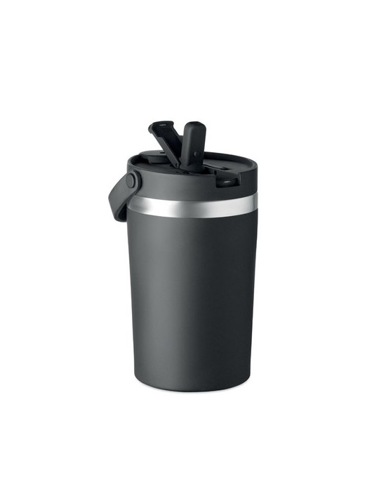 COZYCUP Gobelet double paroi 350 ml Couleurs : noir goodies entreprise design