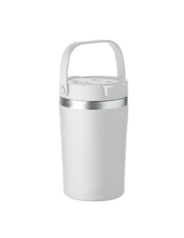 COZYCUP Gobelet double paroi 350 ml Couleurs : blanc personnalisable avec votre logo