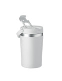 COZYCUP Gobelet double paroi 350 ml Couleurs : blanc marquage laser ultra précis