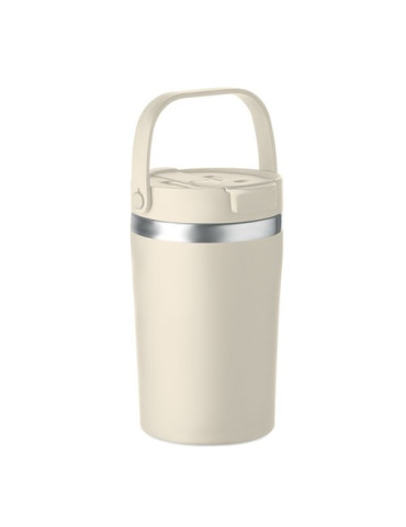 COZYCUP Gobelet double paroi 350 ml Couleurs : beige cadeau entreprise pas cher