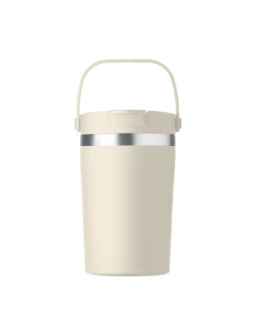 COZYCUP Gobelet double paroi 350 ml Couleurs : beige cadeau entreprise pas cher
