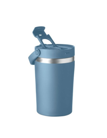 COZYCUP Gobelet double paroi 350 ml Couleurs : bleu pétrole cadeau collaborateur premium