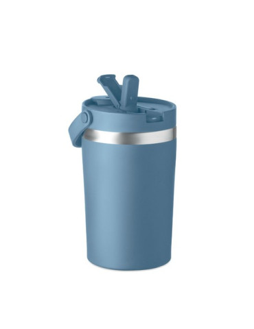 COZYCUP Gobelet double paroi 350 ml Couleurs : bleu pétrole cadeau client original