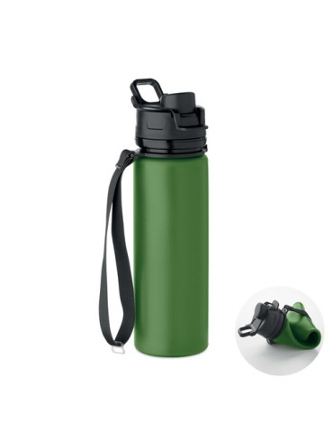 LETT Bouteille de sport en silicone Couleurs : vert foncé