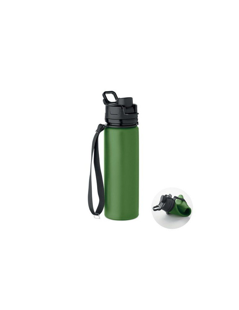 LETT Bouteille de sport en silicone Couleurs : vert foncé