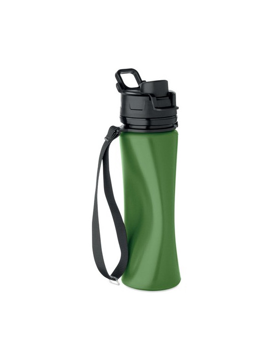LETT Bouteille de sport en silicone Couleurs : vert foncé accessoire événementiel unique