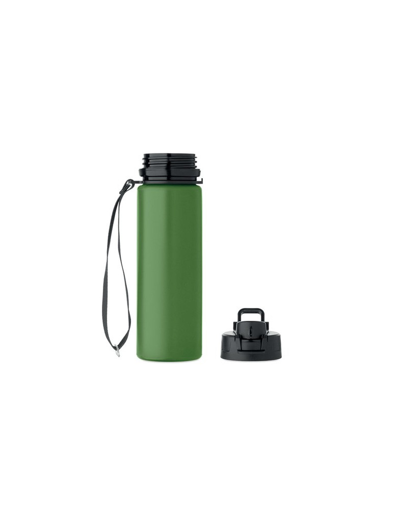 LETT Bouteille de sport en silicone Couleurs : vert foncé cadeau client original