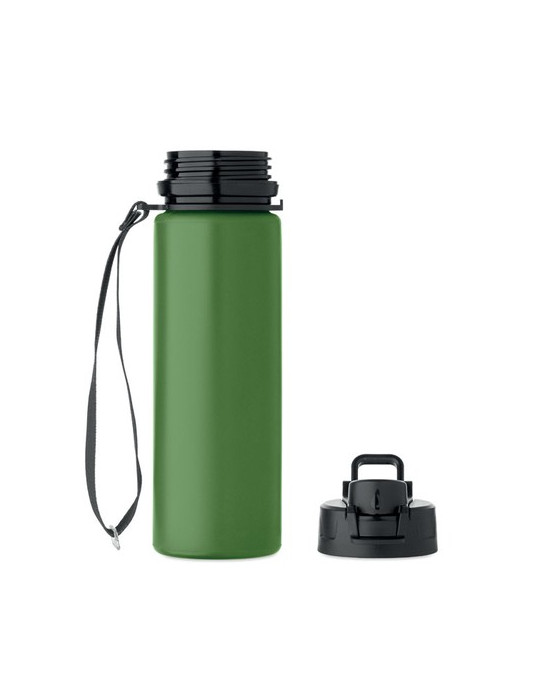 LETT Bouteille de sport en silicone Couleurs : vert foncé cadeau client original