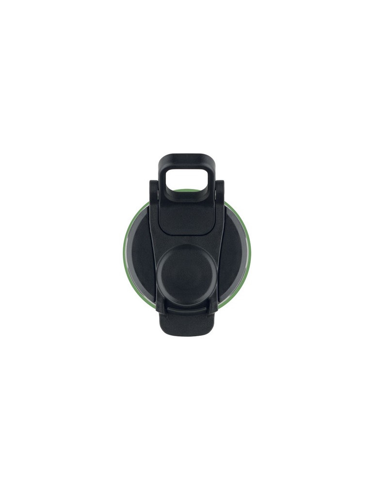 LETT Bouteille de sport en silicone Couleurs : vert foncé objet promo petit budget