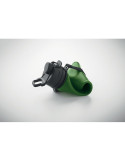 LETT Bouteille de sport en silicone Couleurs : vert foncé marquage laser ultra précis
