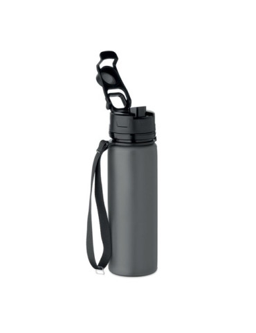 LETT Bouteille de sport en silicone Couleurs : pierre impression haute définition