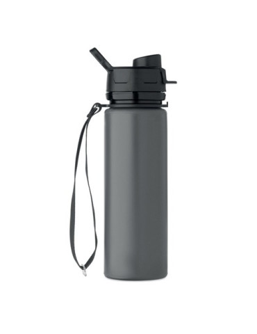LETT Bouteille de sport en silicone Couleurs : pierre impression logo haute qualité