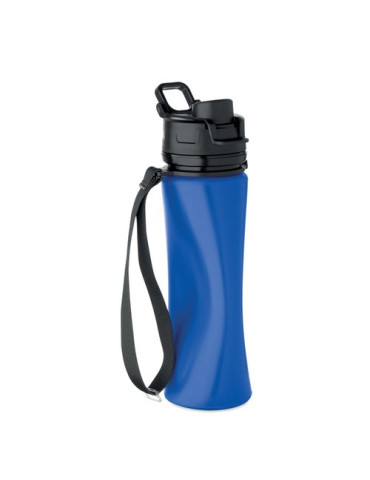 LETT Bouteille de sport en silicone Couleurs : bleu royal personnalisation rapide en France