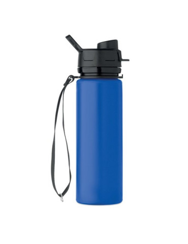 LETT Bouteille de sport en silicone Couleurs : bleu royal personnalisation rapide en France