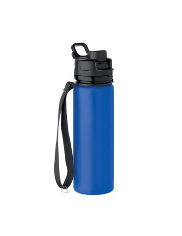 LETT Bouteille de sport en silicone Couleurs : bleu royal personnalisable avec votre logo