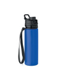 LETT Bouteille de sport en silicone Couleurs : bleu royal personnalisable avec votre logo