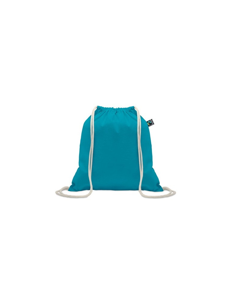 OSOLE DRAW COLOUR Sac à cordon Fairtrade 180gr Couleurs : turquoise